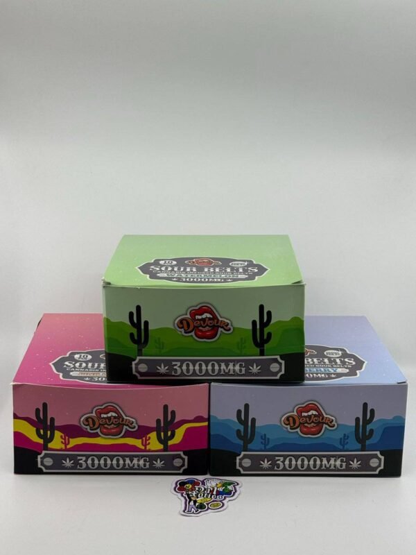 Devour Sour Belts 3000MG